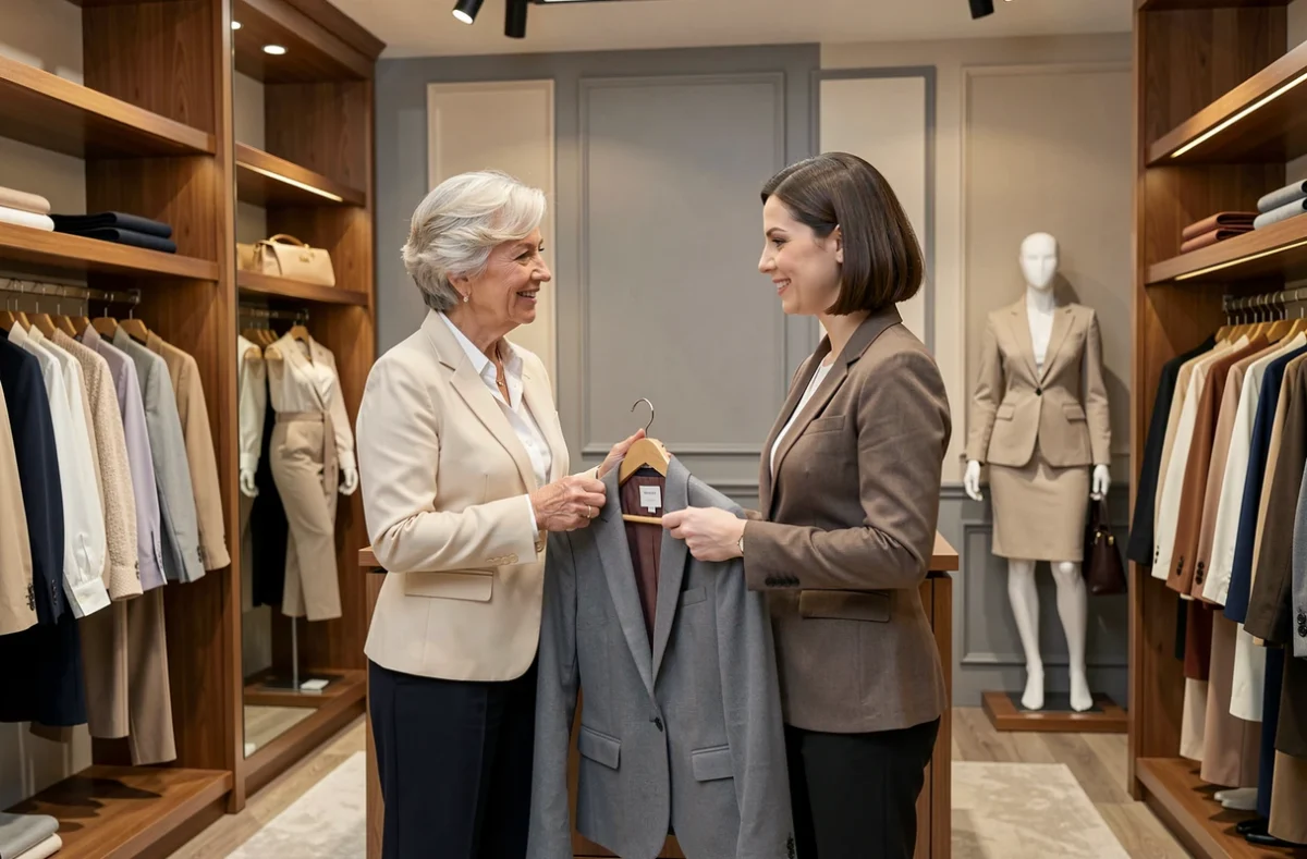 Magasin Armand Thiery Femmes avec des collections de vêtements féminins classiques et élégants