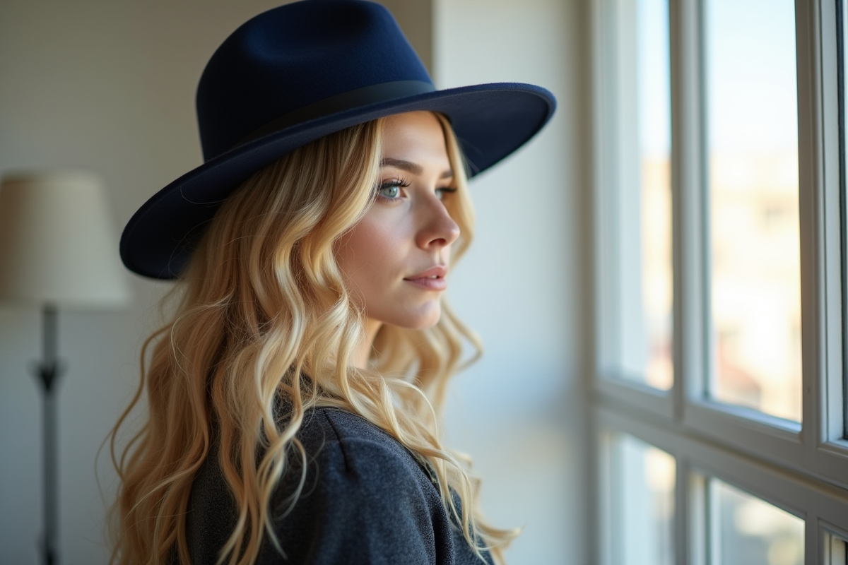 chapeau blond
